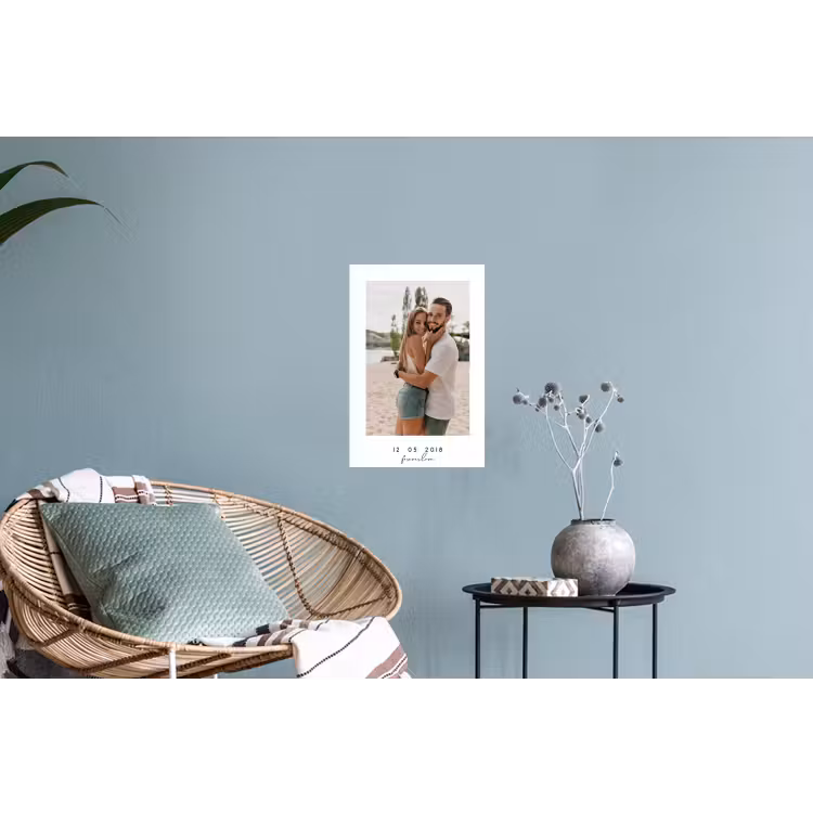 Gepersonaliseerde muursticker - Forever Love - Witte Border — 4