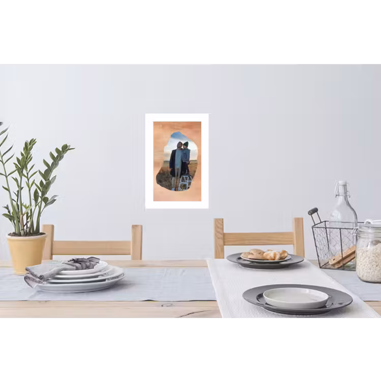 Gepersonaliseerde muursticker - Hout - Organische Vorm — 3