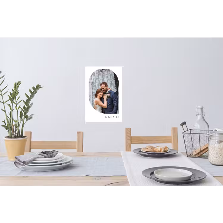 Gepersonaliseerde muursticker - I Love You - Beeld — 3