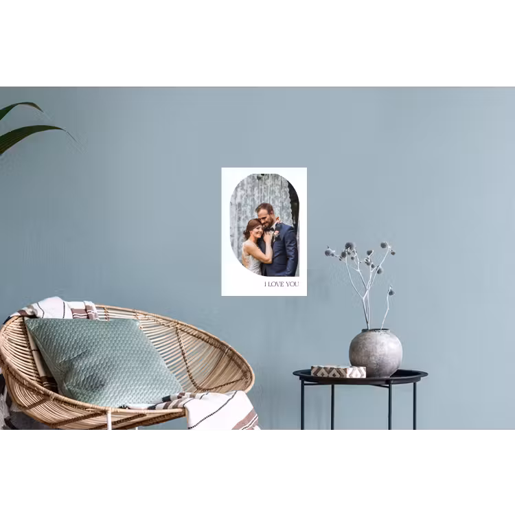 Gepersonaliseerde muursticker - I Love You - Beeld — 4
