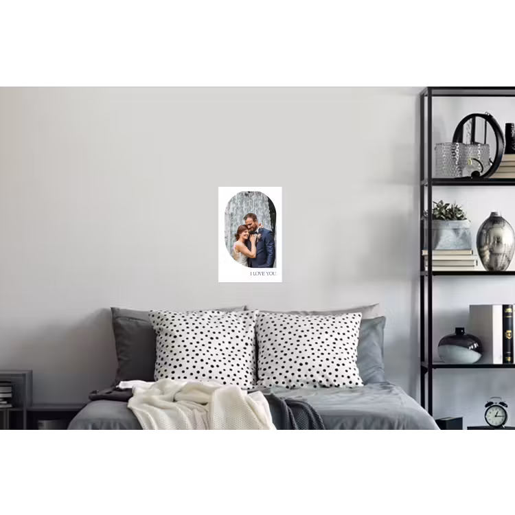 Gepersonaliseerde muursticker - I Love You - Beeld — 5