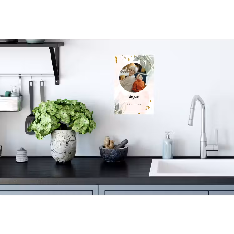 Gepersonaliseerde muursticker - Jubileum - Verjaardag — 2