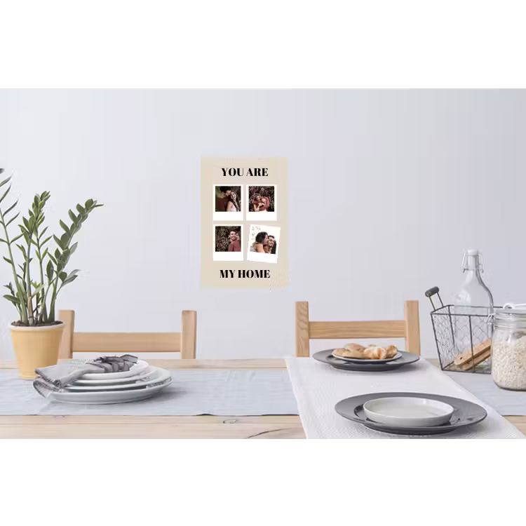 Gepersonaliseerde muursticker - You Are My Home - Collage — 3
