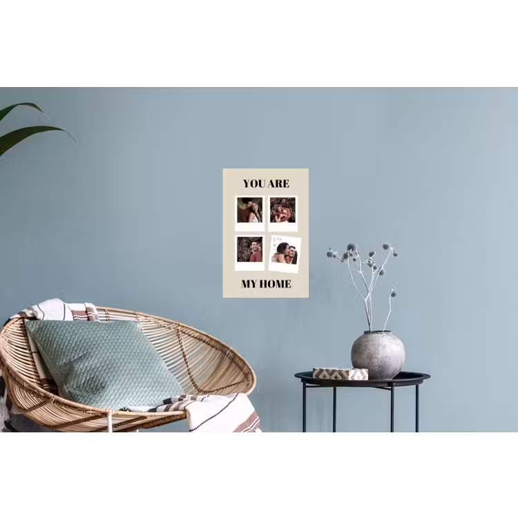 Gepersonaliseerde muursticker - You Are My Home - Collage — 4