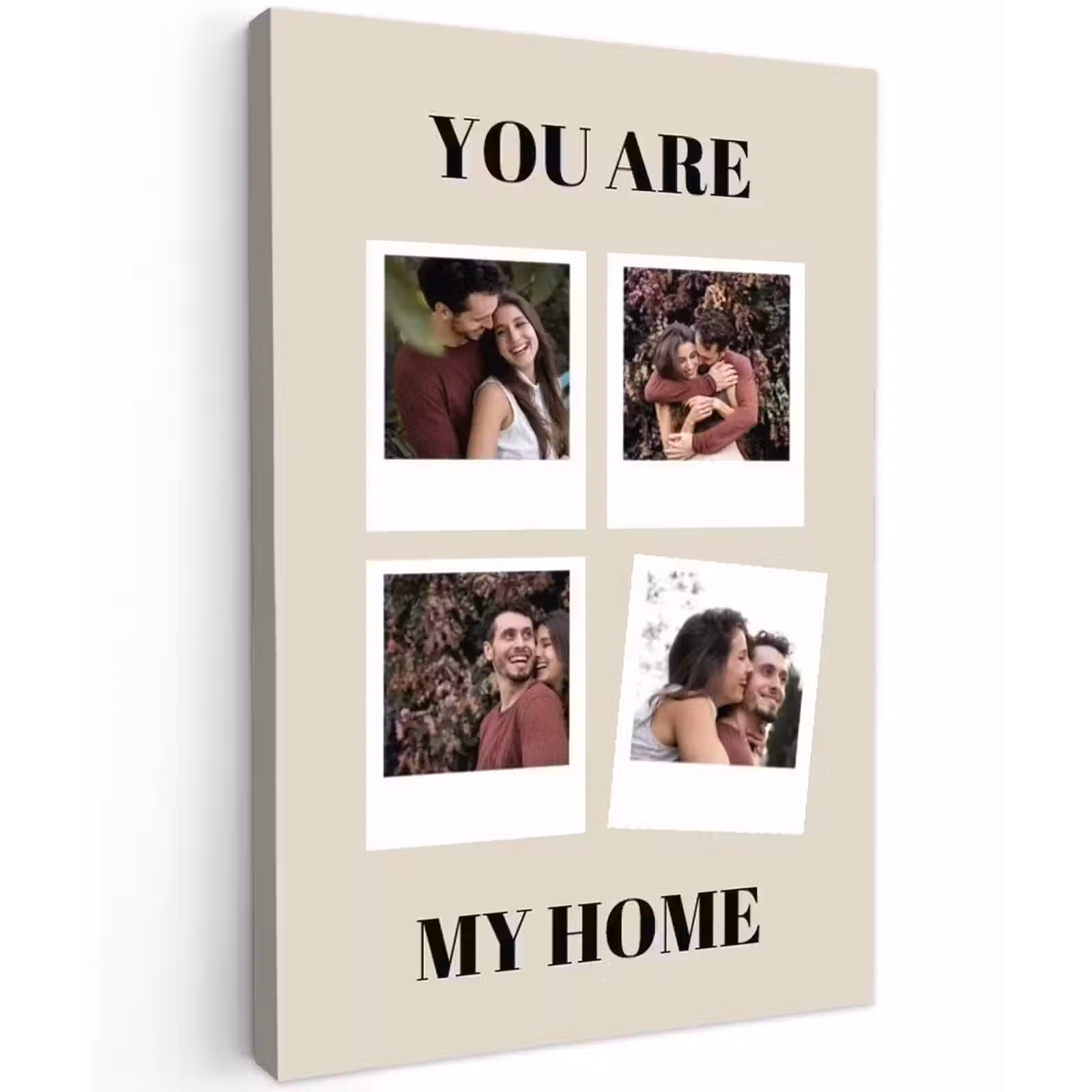 Gepersonaliseerd buiten canvas - You Are My Home - Collage — 1
