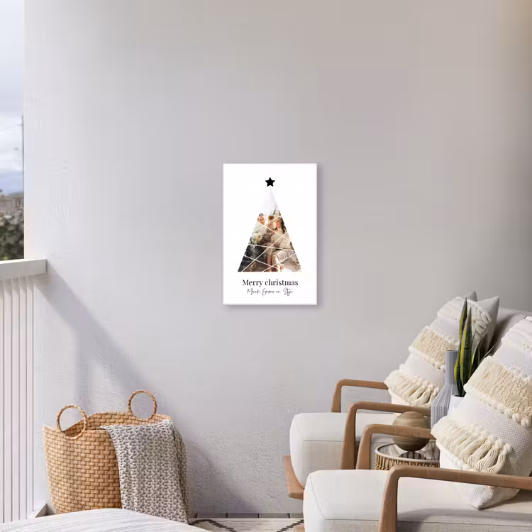 Gepersonaliseerd buiten canvas - Christmas - Collage — 4