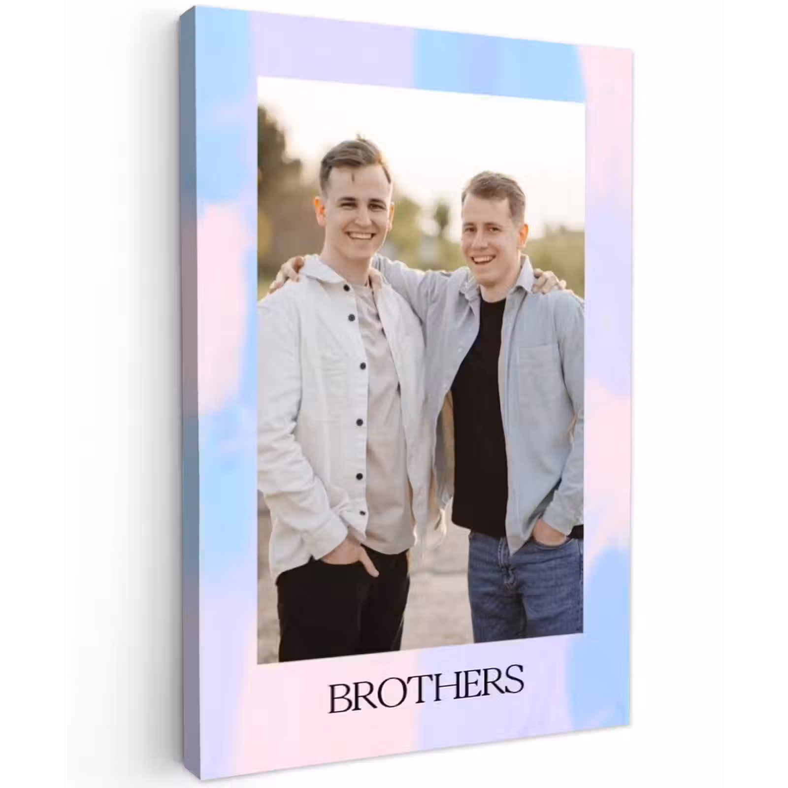 Gepersonaliseerd buiten canvas - Brothers — 1