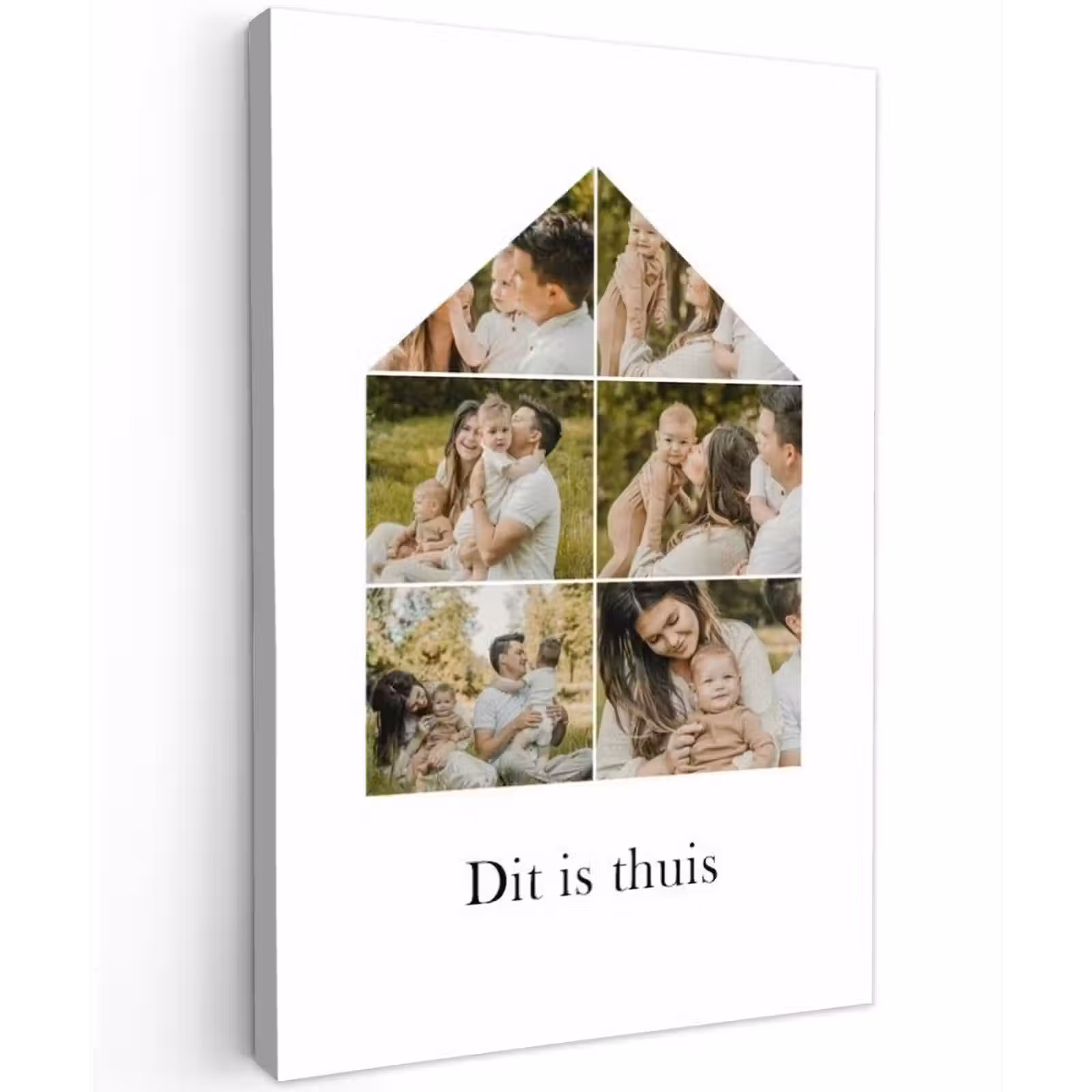 Gepersonaliseerd buiten canvas - Dit Is Thuis - Collage — 1