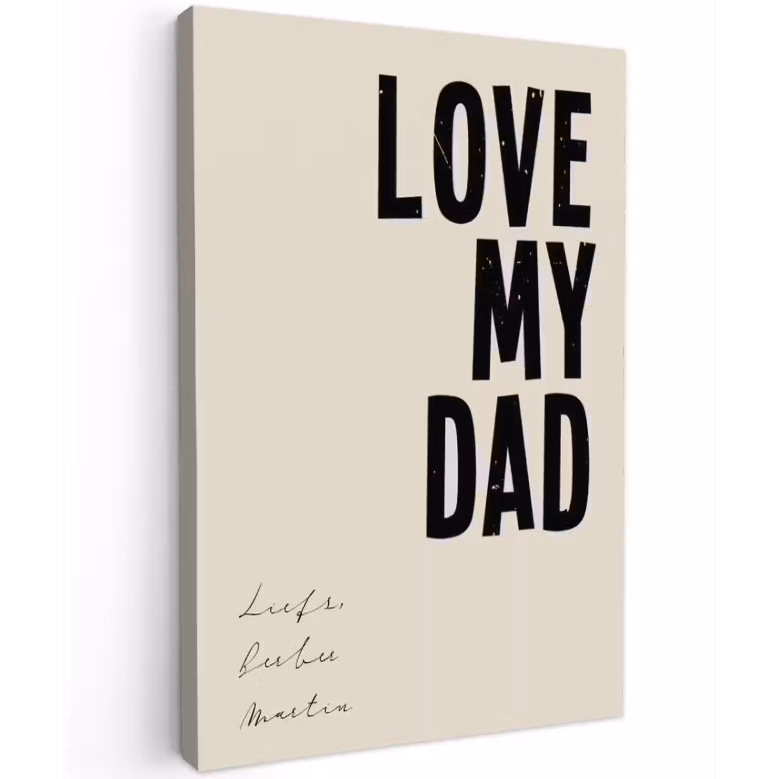 Gepersonaliseerd buiten canvas - Love My Dad — 1