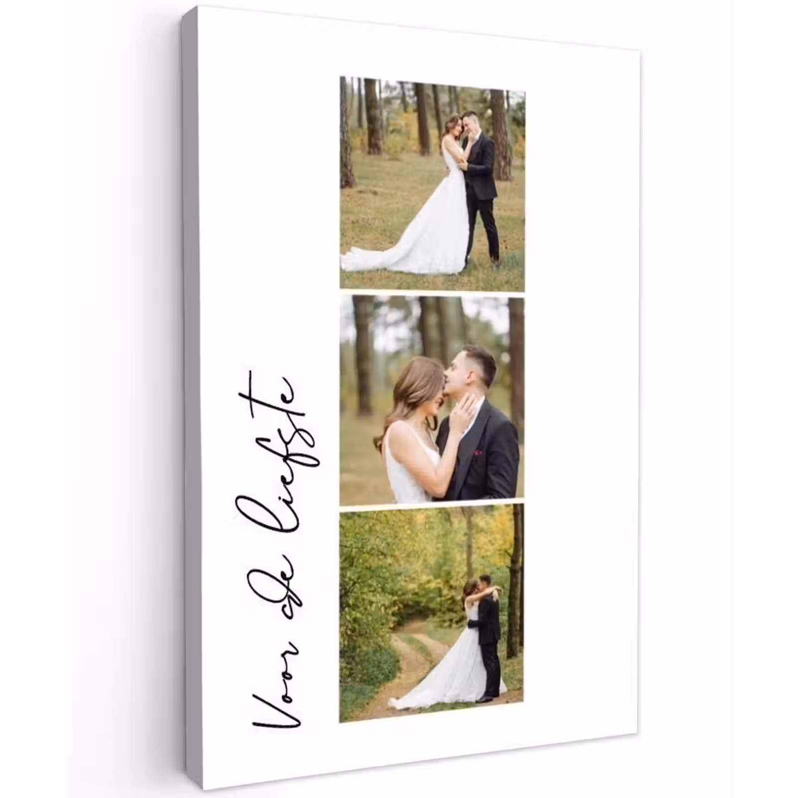 Gepersonaliseerd buiten canvas - Voor De Liefste - Collage — 1