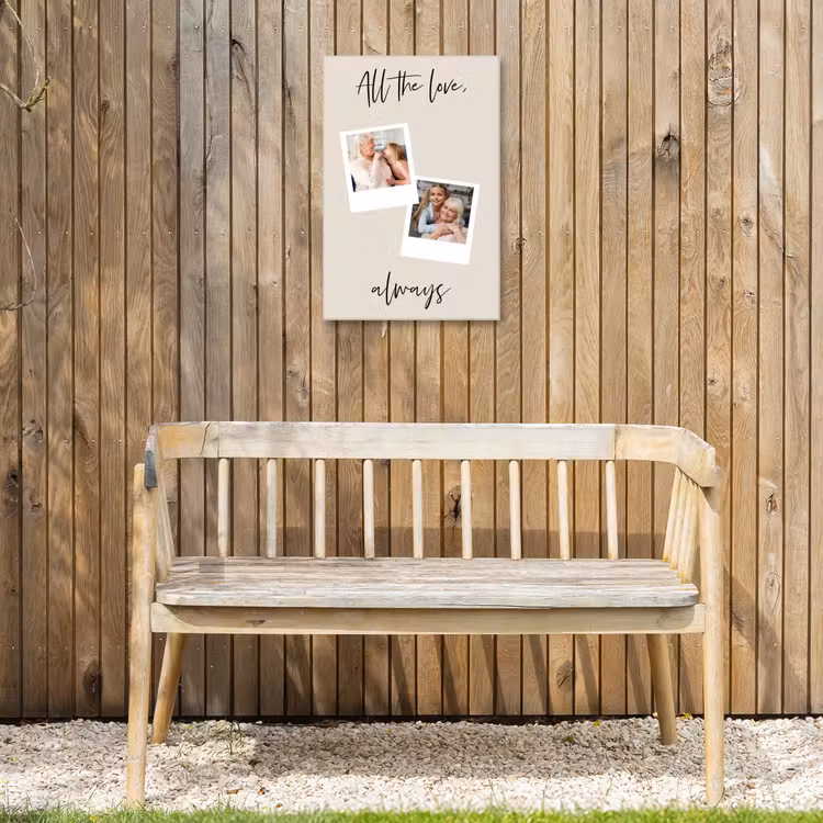 Gepersonaliseerd buiten canvas - All The Love, Always — 3