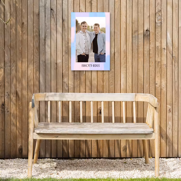 Gepersonaliseerd buiten canvas - Brothers — 3