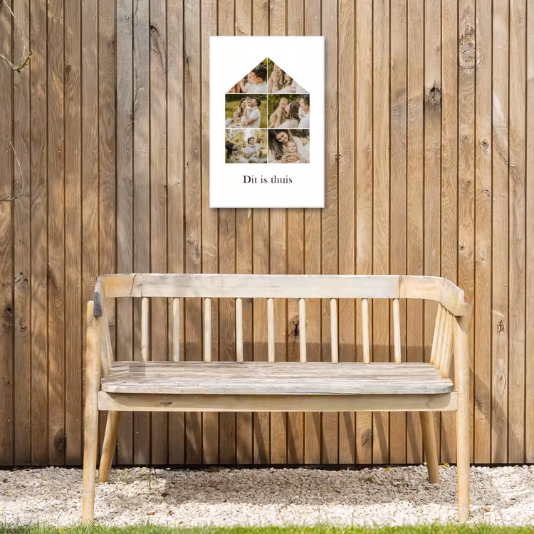 Gepersonaliseerd buiten canvas - Dit Is Thuis - Collage — 3