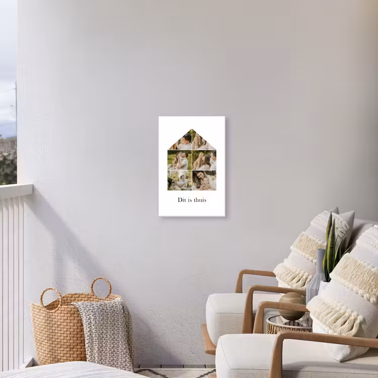 Gepersonaliseerd buiten canvas - Dit Is Thuis - Collage — 4