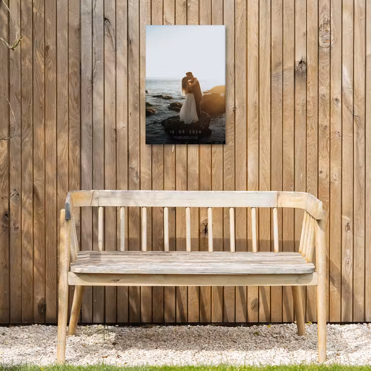 Gepersonaliseerd buiten canvas - Forever Love - Datum - Jubileum — 3