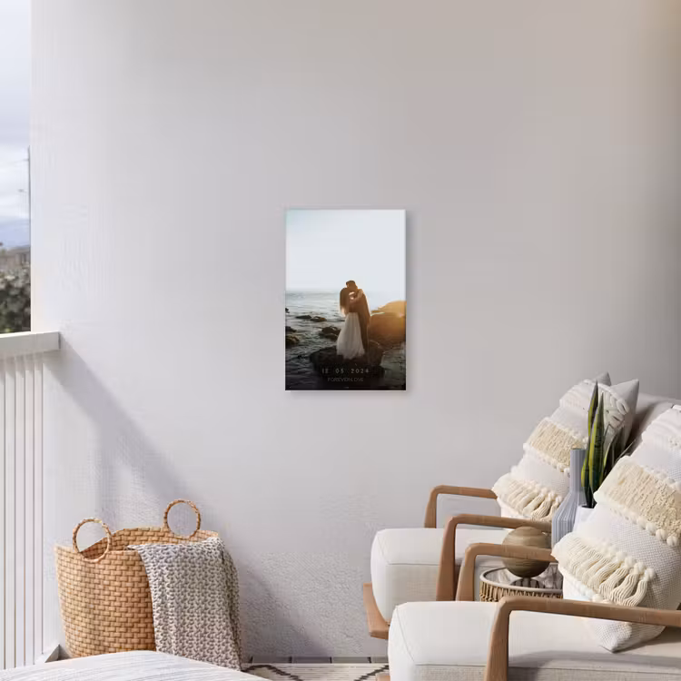 Gepersonaliseerd buiten canvas - Forever Love - Datum - Jubileum — 4