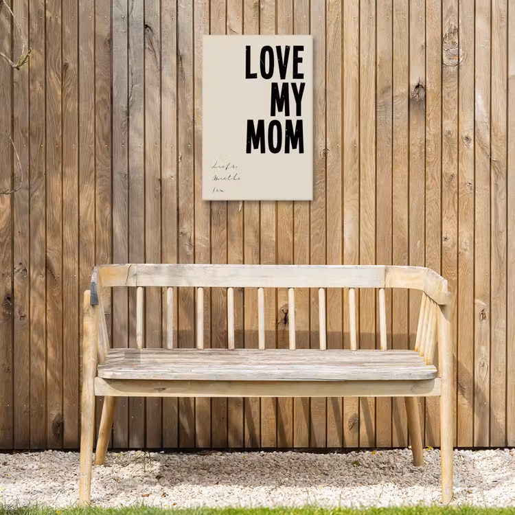 Gepersonaliseerd buiten canvas - Love My Mom — 3