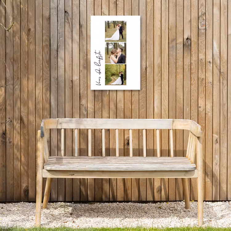 Gepersonaliseerd buiten canvas - Voor De Liefste - Collage — 3