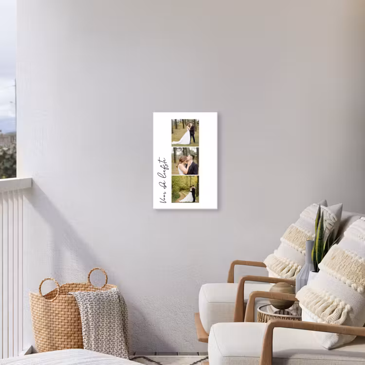 Gepersonaliseerd buiten canvas - Voor De Liefste - Collage — 4