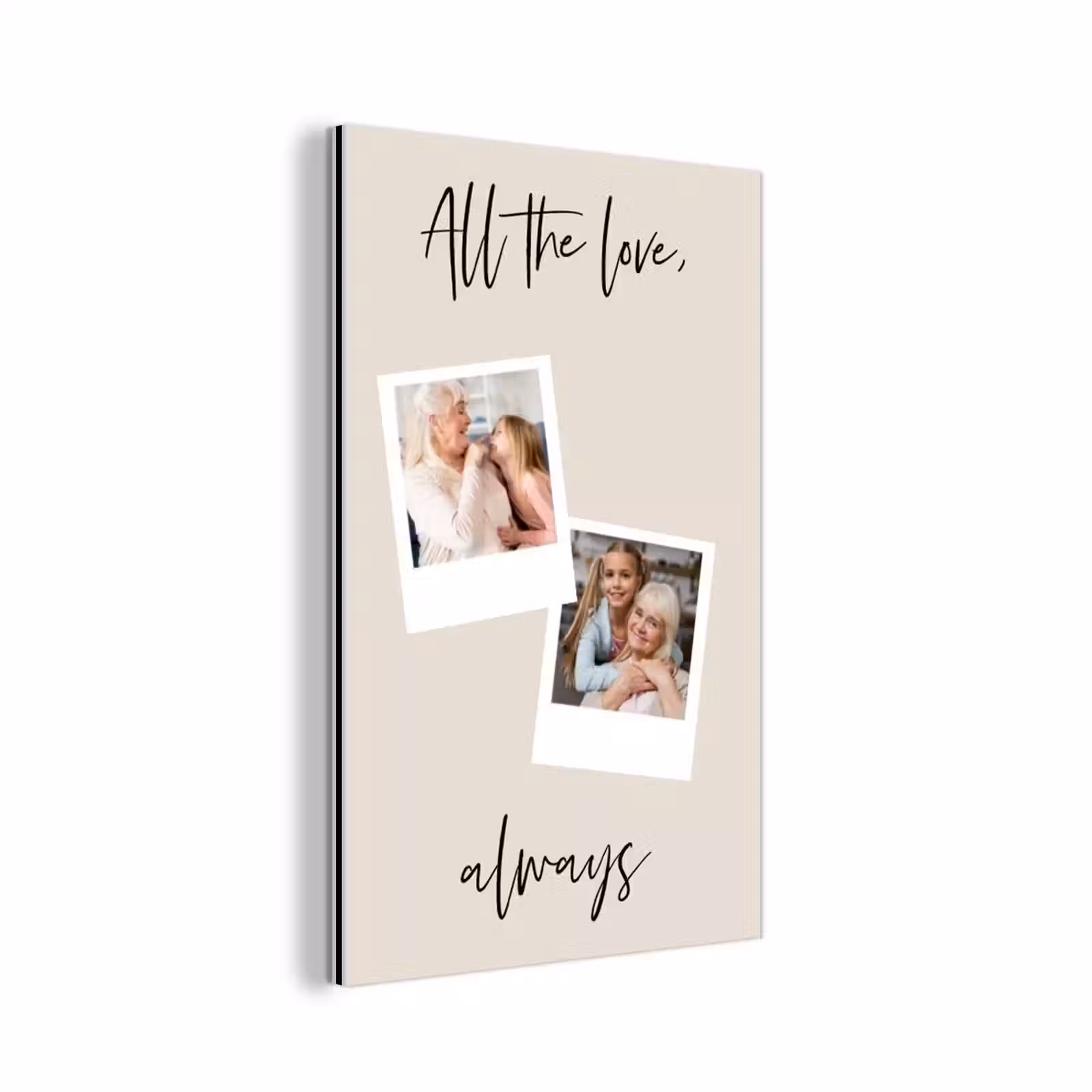 Aluminium schilderij - All The Love, Always — 1