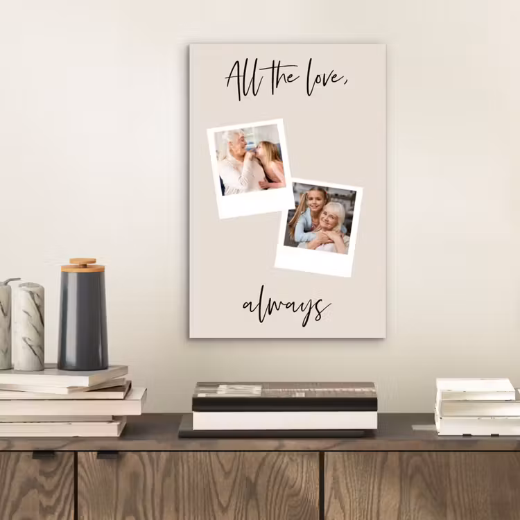 Aluminium schilderij - All The Love, Always — 2