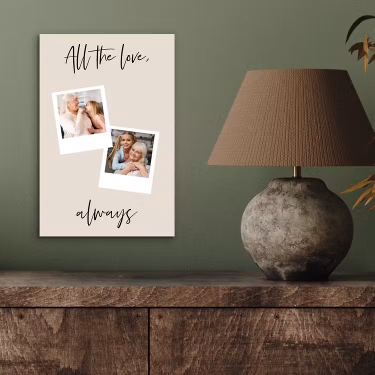 Aluminium schilderij - All The Love, Always — 3