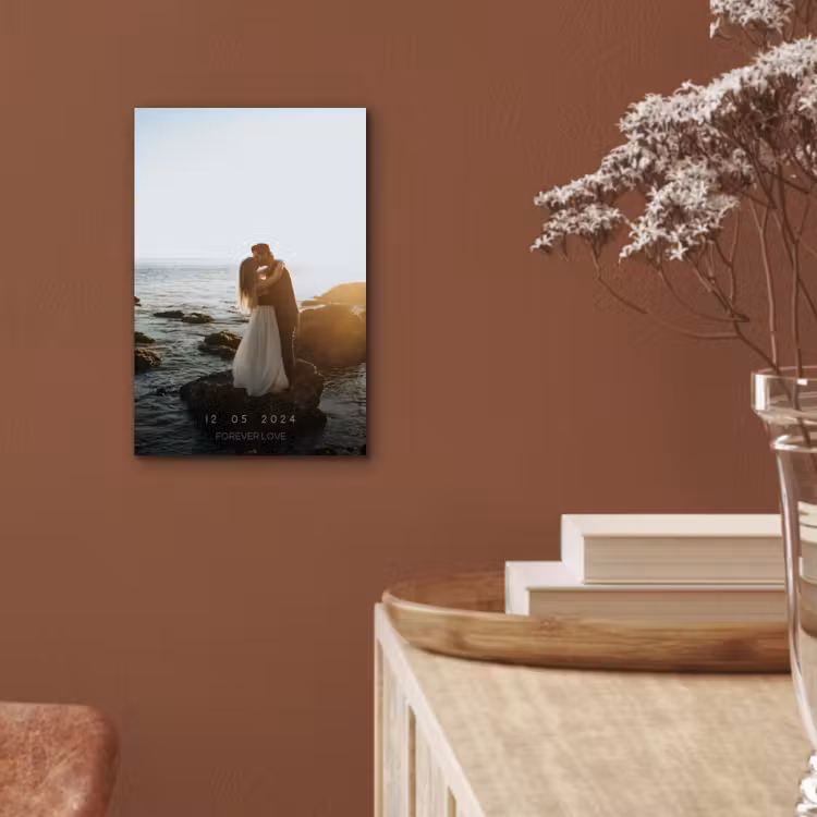 Aluminium schilderij - Forever Love - Datum - Jubileum — 5