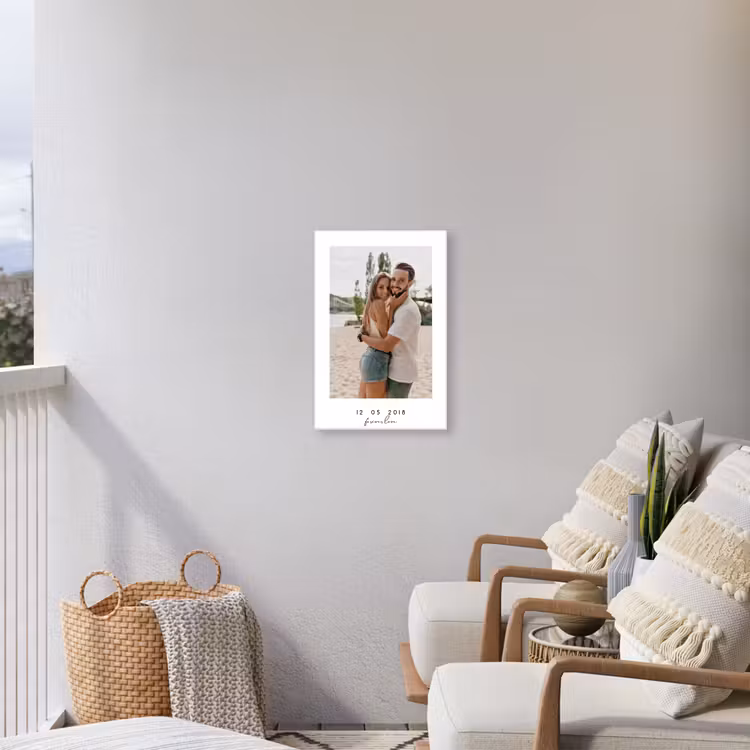 Gepersonaliseerd buiten canvas - Forever Love - Witte Border — 4