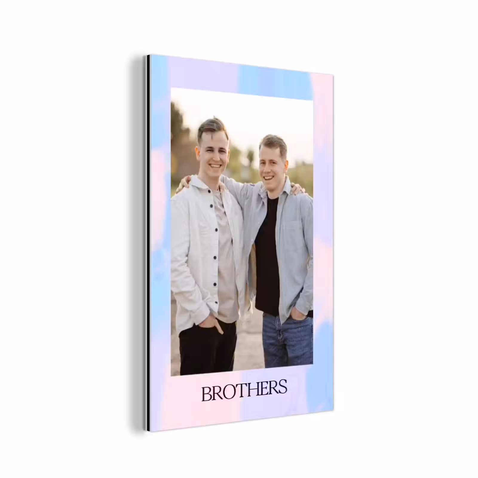 Aluminium schilderij - Brothers — 1
