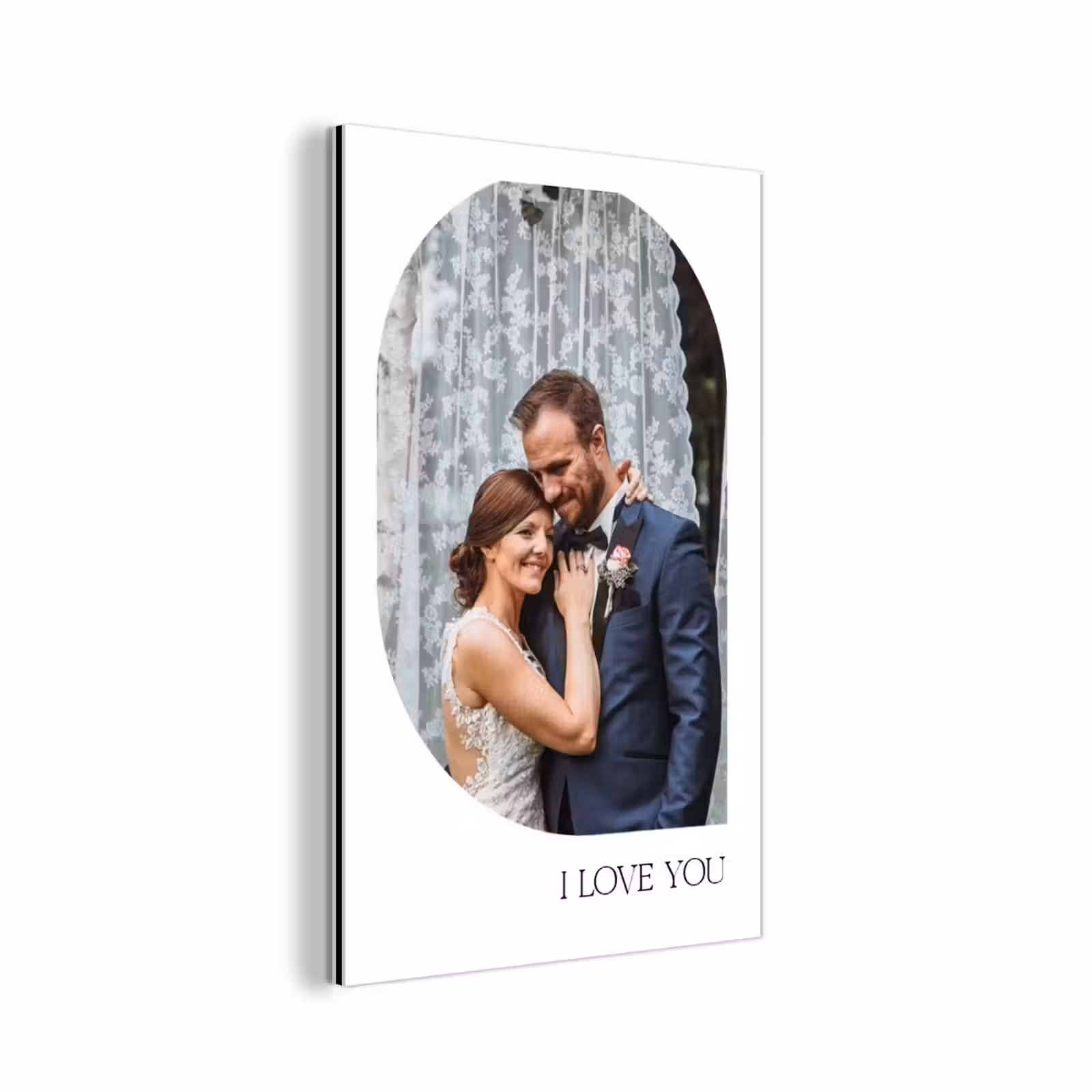 Aluminium schilderij - I Love You - Beeld — 1