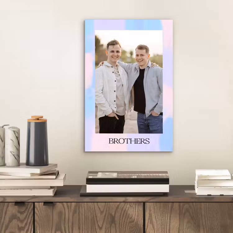 Aluminium schilderij - Brothers — 2