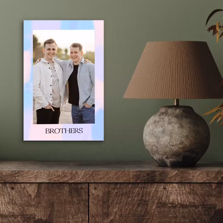 Aluminium schilderij - Brothers — 3