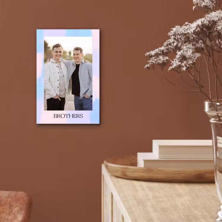 Aluminium schilderij - Brothers — 5