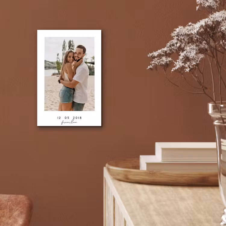 Aluminium schilderij - Forever Love - Witte Border — 5