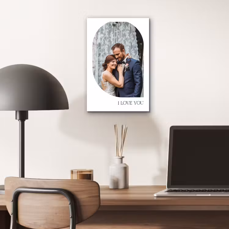 Aluminium schilderij - I Love You - Beeld — 6