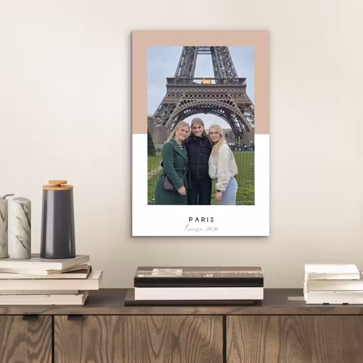 Gepersonaliseerd aluminium schilderij - Paris — 2