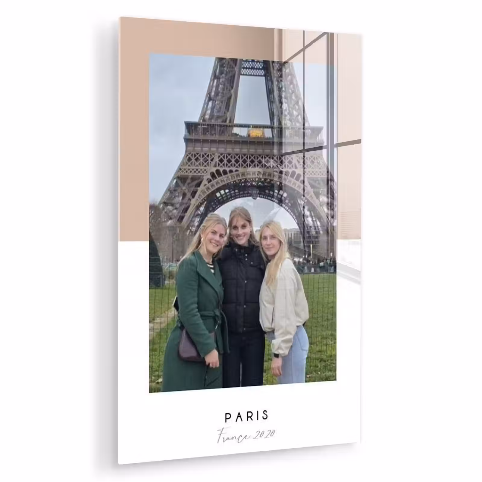 Gepersonaliseerd glas schilderij - Paris — 1