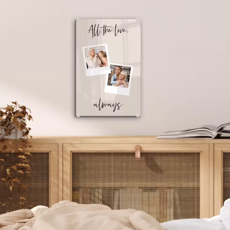 Gepersonaliseerd glas schilderij - All The Love, Always — 5