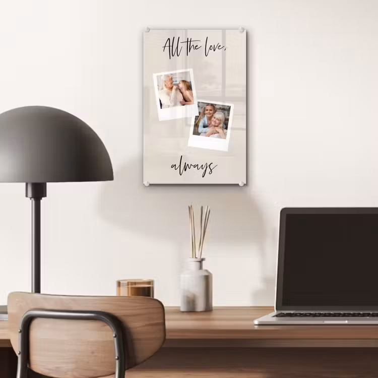 Gepersonaliseerd glas schilderij - All The Love, Always — 7