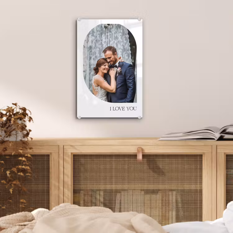 Gepersonaliseerd glas schilderij - I Love You - Beeld — 5