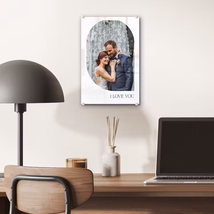 Gepersonaliseerd glas schilderij - I Love You - Beeld — 7