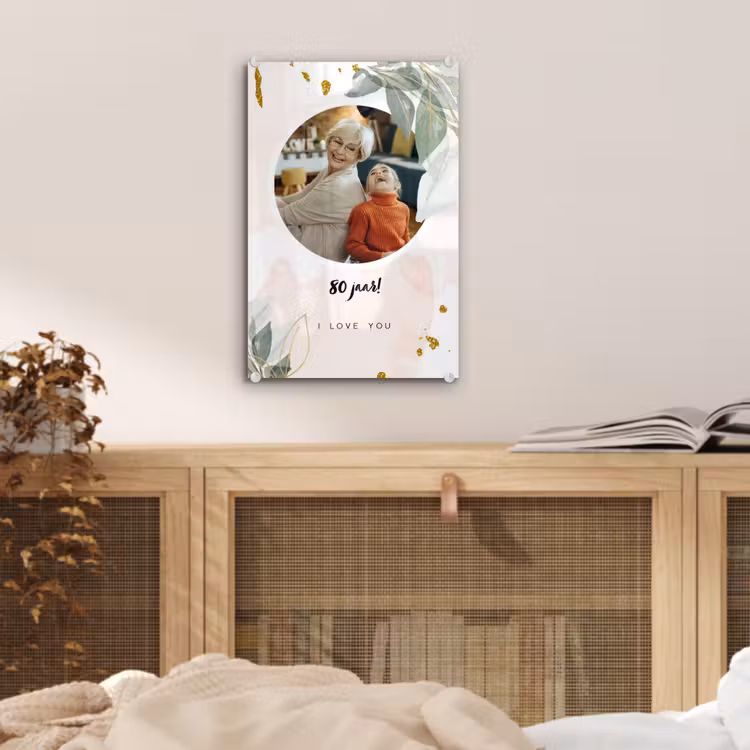 Gepersonaliseerd glas schilderij - Jubileum - Verjaardag — 5