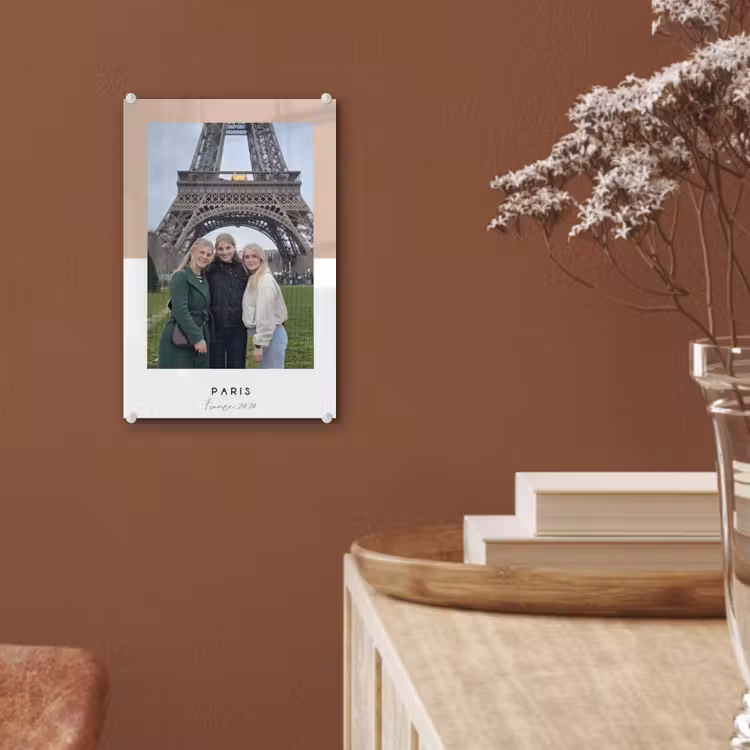Gepersonaliseerd glas schilderij - Paris — 6