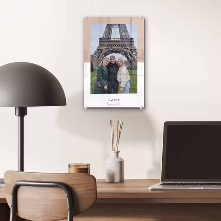 Gepersonaliseerd glas schilderij - Paris — 7