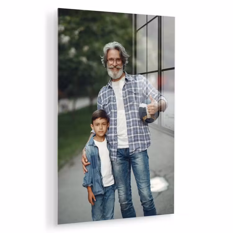 Gepersonaliseerd glas schilderij - Zonder Border — 1
