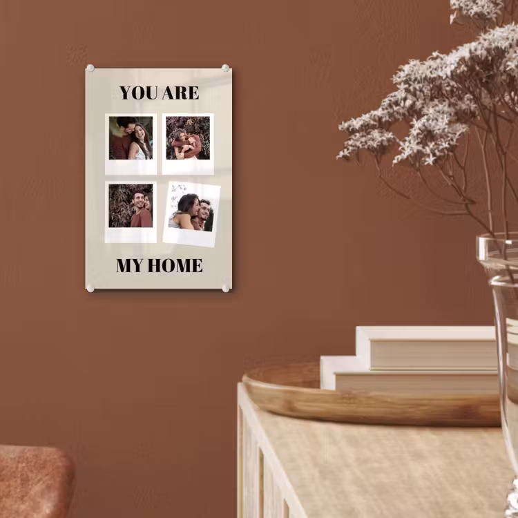 Gepersonaliseerd glas schilderij - You Are My Home - Collage — 6