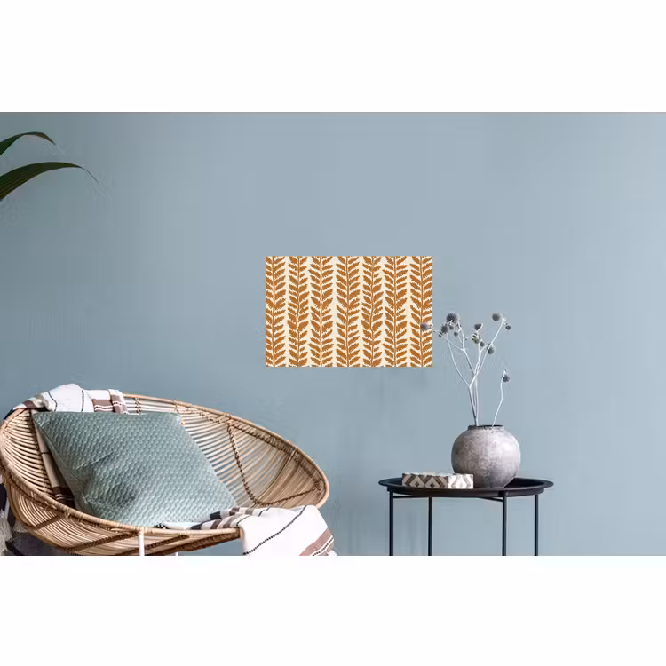 Muursticker - Varenbladeren Patroon Terracotta — 4