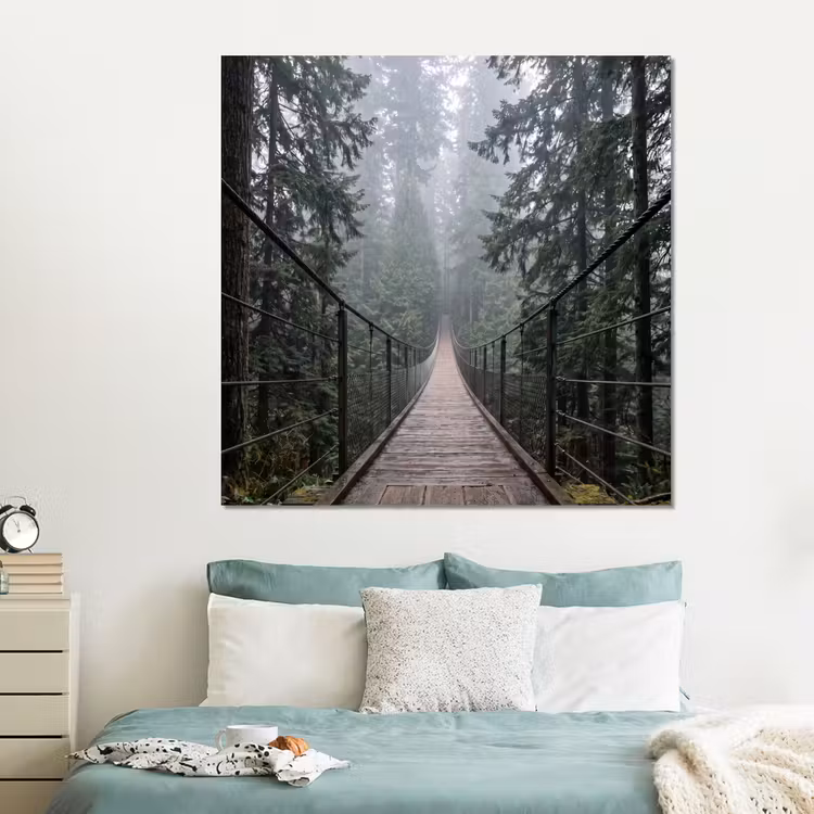 Forex - Brug - Bos - Mist - Natuur — 2