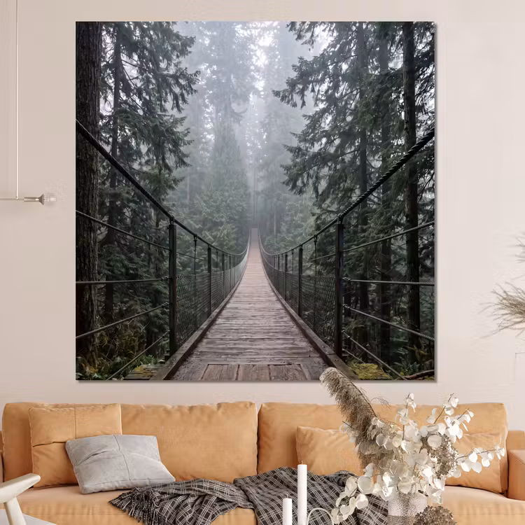 Forex - Brug - Bos - Mist - Natuur — 4