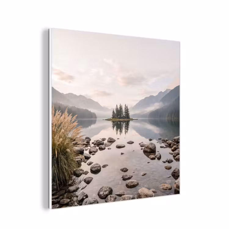 Forex - Meer - Bergen - Landschap - Groen — 1
